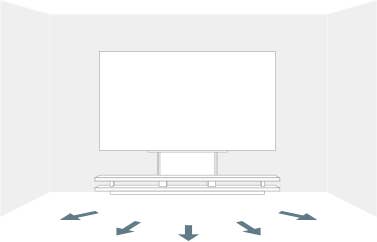「壁に寄せてお部屋ひろびろ」のイメージ