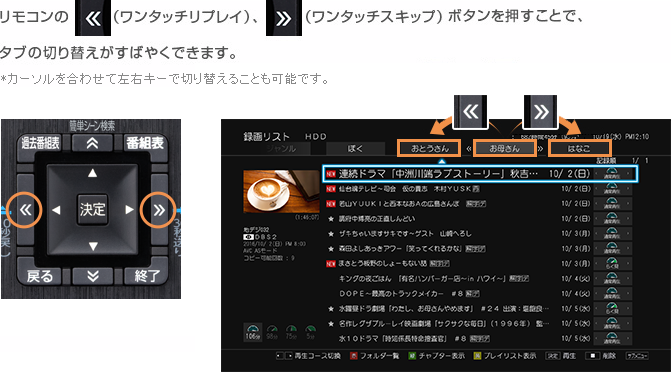「フォルダの切り替え」 : イメージ