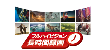 「AVC録画に対応」イメージ