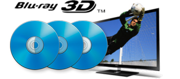 「ブルーレイ3D&trade;ディスク再生対応」イメージ