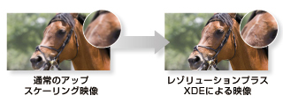 レゾリューションプラスXDEによる映像