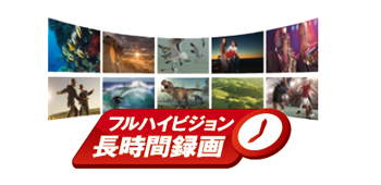 「AVC録画に対応」イメージ