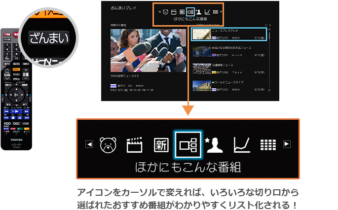 「ほかにもこんな番組」 イメージ