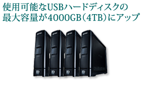 ハードディスク容量5000GBイメージ