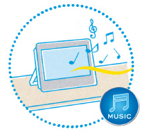 好きな音楽をBGMにすれば、洗い物もはかどる。