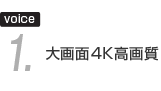 voice1.大画面4K高画質