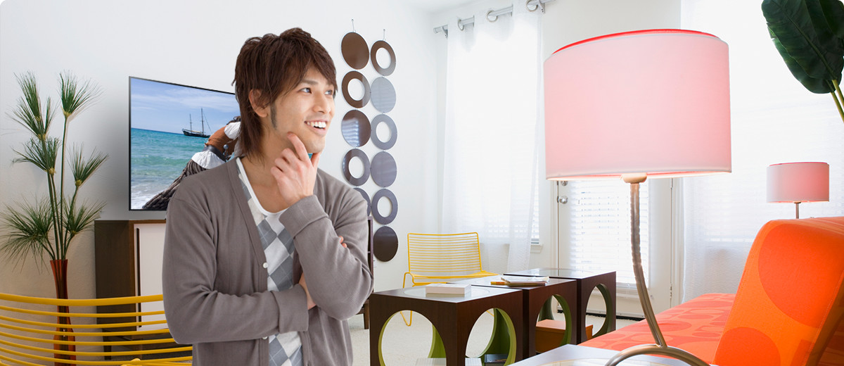 「4Kテレビ」なら、地デジ放送もゲームも、キレイに楽しめる！（イメージ）