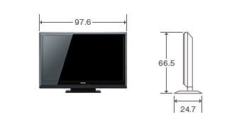 40V型A1の外形寸法図