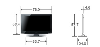 32V型AE1の外形寸法図