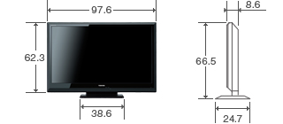 40V型BC3の外形寸法図