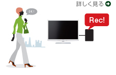 「シングルチューナー留守録」の機能を詳しく見る