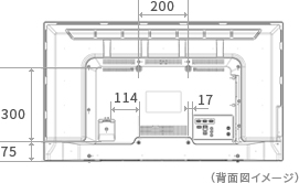 「背面図」 イメージ