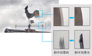 立体感のあるクリアな映像を映し出す「3Dクロストーク低減技術」イメージ