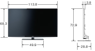 50V型G5の外形寸法図