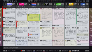 「レグザ番組表・ファイン2」イメージ
