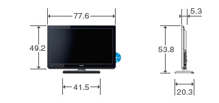 32V型HB2の外形寸法図