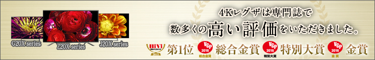 プロが選んだレグザの4K