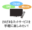 さまざまなネットサービスを手軽に楽しみたい!