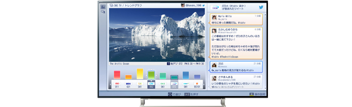 「「SNS TV」サービス」イメージ