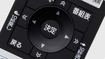 「快適に操作できるドーム型カーソルボタン」 : イメージ