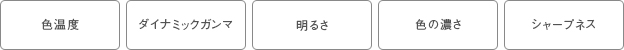 「さまざまな画質調整項目をコントロール」 : イメージ