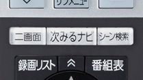 「テレビ視聴をサポートするボタンを大型化」 イメージ