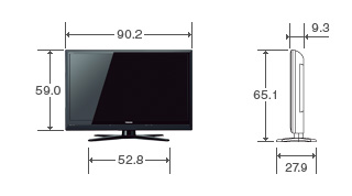 37V型R1の外形寸法図