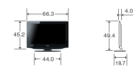 26V型R3の外形寸法図
