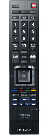 「レグザリモコンⅡ」イメージ
