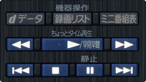 録画操作を快適にするボタン形状 イメージ