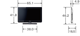 26型RB2の外形寸法図
