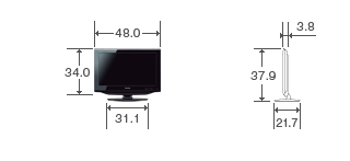 19型 RE2/RS2の外形寸法図
