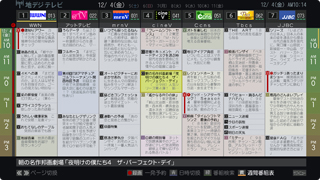 「高速レグザ番組表」: イメージ