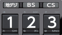 「大きく太い文字でくっきり見やすい」: イメージ