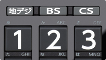 「大きく太い文字でくっきり見やすい」 : イメージ