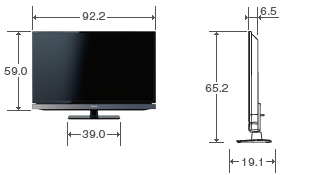 40V型S5の外形寸法図