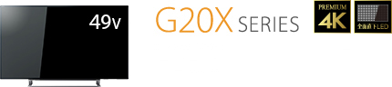 G20X SERIES HDR入力対応*1 4Kレグザ