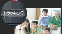 最適な3D映像を再現する「フェイストラッキング機能」 イメージ