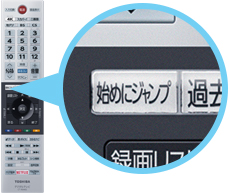 「2 リモコンの「始めにジャンプ」ボタン！」 イメージ