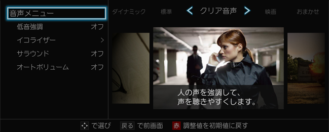 「人の声をより聞き取りやすく」
