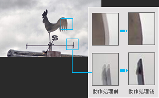 写真:立体感のあるクリアな映像を映し出す 3Dクロストーク低減技術