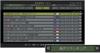 「おすすめサービス」 イメージ