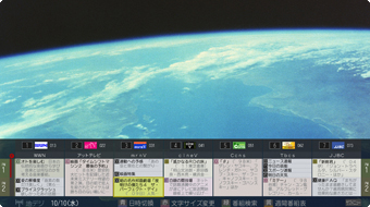 「高速ミニ番組表」イメージ