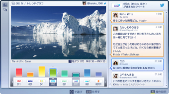 「「SNS TV」サービス」イメージ