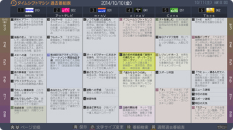 「過去番組表」イメージ
