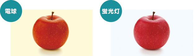 「見る環境によって印象が大きく変わる？」イメージ