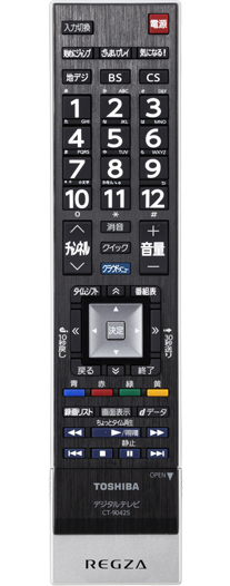 「レグザリモコンⅡ」イメージ