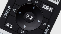 「快適に操作できるドーム型カーソルボタン」 : イメージ