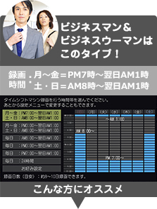 「ビジネスマン&ビジネスウーマンはこのタイプ！」 : イメージ