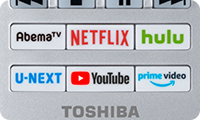 「ボタンひとつで動画配信サービスへダイレクトにアクセス」 イメージ